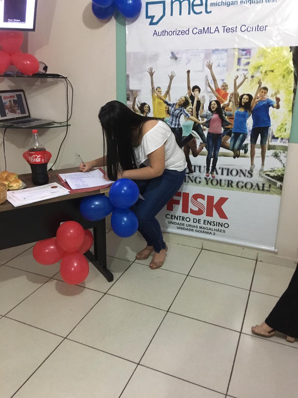 Fisk Goiânia/GO - Congratulations on reaching your goal!